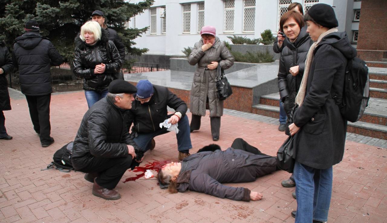 Погибли два человека в результате подавления протестов режимом Януковича