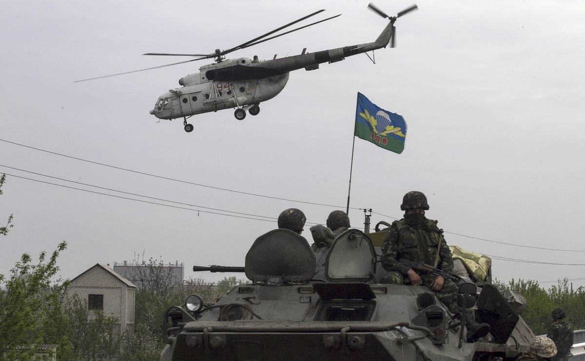 В Славянске боевики сбили еще один вертолет военных