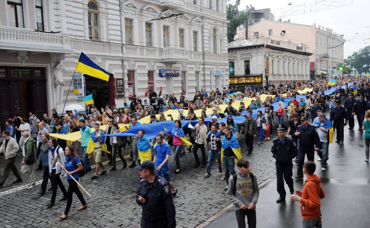 В Харькове провели Евромайдан и проукраинское Вече
