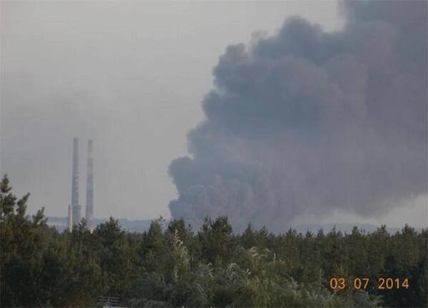 В результате боевых действий серьезно повреждена Славянская ТЭС