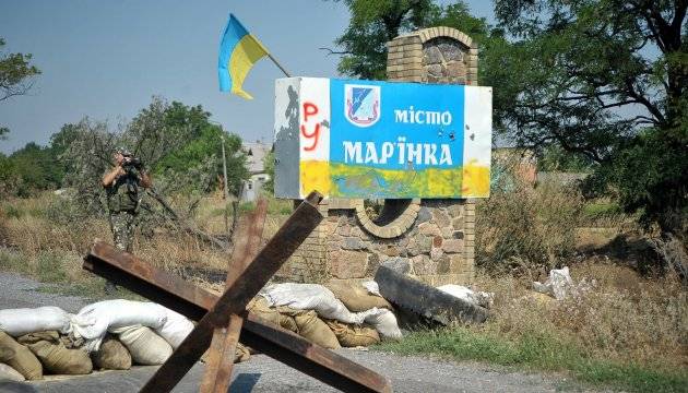 Силы АТО с боем взяли Марьинку и вышли на окраины Донецка