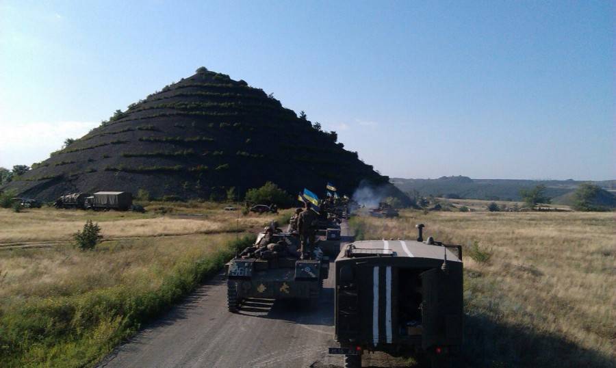 Бои за Шахтерск в начале августа 2014 глазами десантника из 25-й бригады