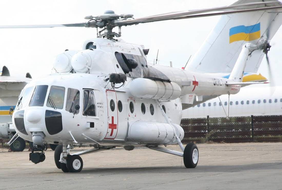 Экипаж санитарного вертолета Ми-8 спасен