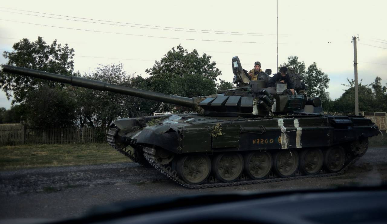 Война на Донбассе: первый захваченный российский Т-72Б3