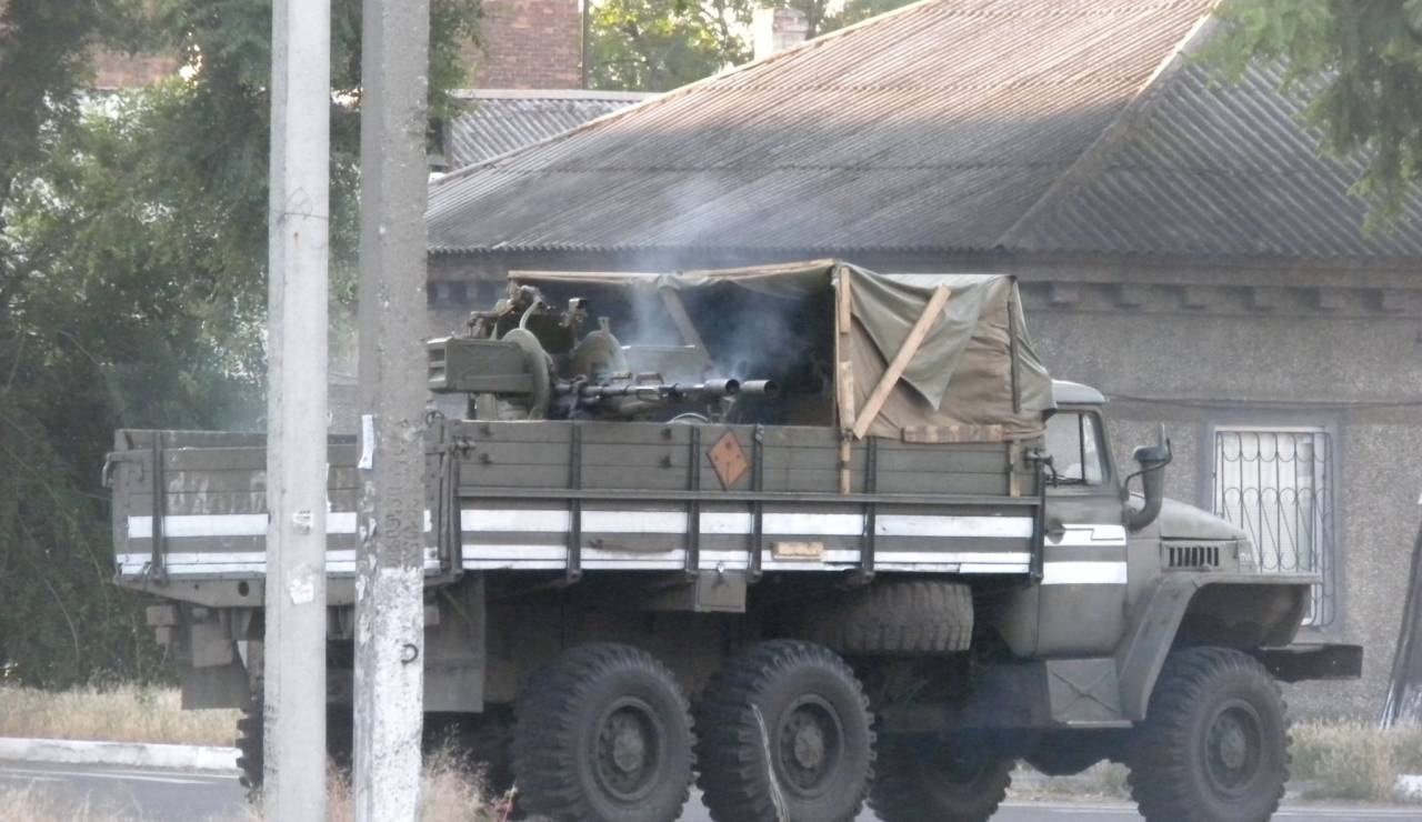 Боевики уничтожили передовой блокпост "Азова" в 20 км от Мариуполя