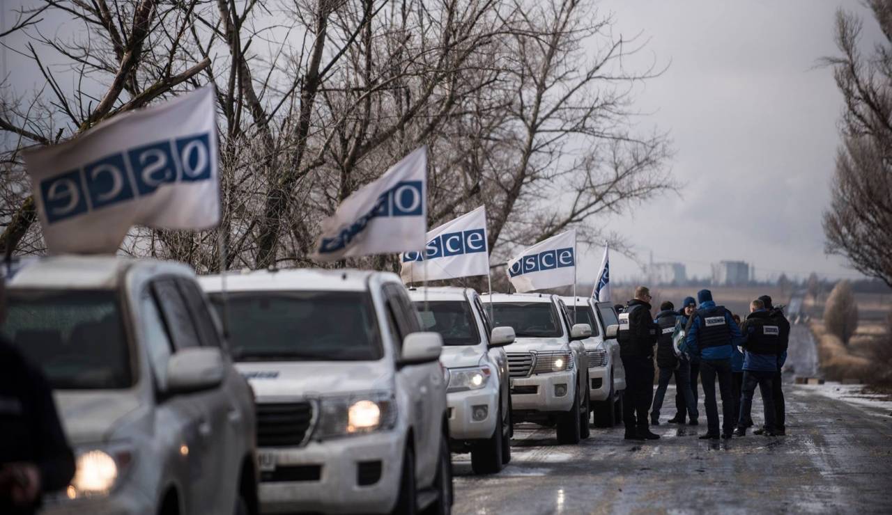 Отчёт ОБСЕ: Миссия ОБСЕ попала под обстрел возле Донецкого аэропорта