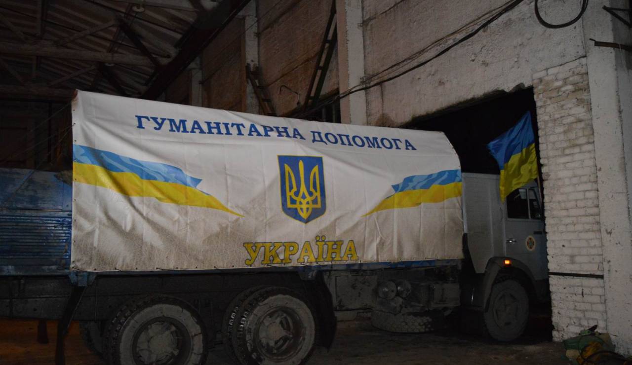 Освобождены восемь пленных, в зону АТО прибыла украинская гуманитарная помощь