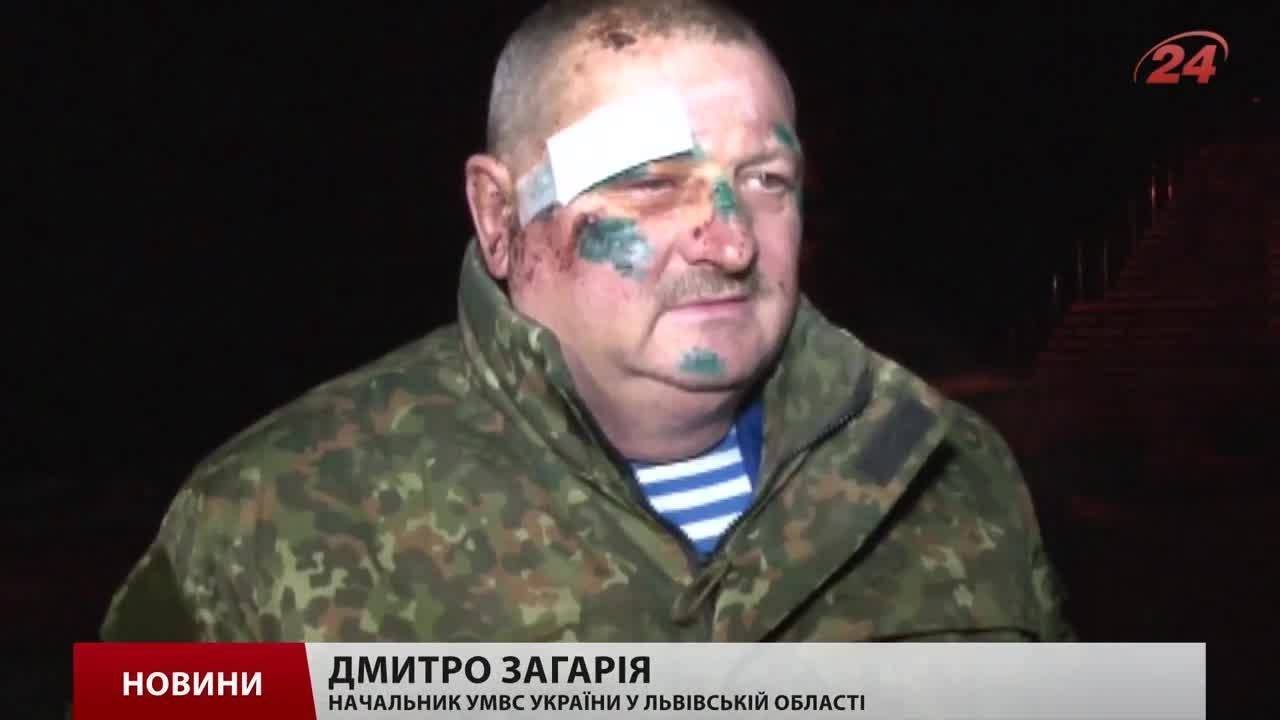 Батальон МВД «Львов» спас офицеров из засады оккупантов у Логвиново