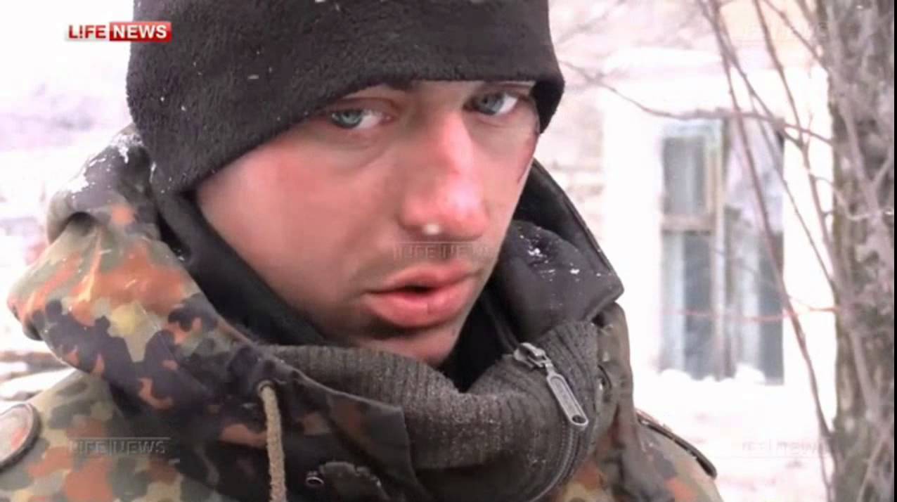 ТВ оккупантов показывает пленных воинов сил АТО в Дебальцево, частично захвачен ж/д вокзал